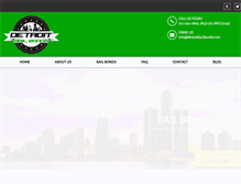 Tablet Screenshot of detroitbailbonds.com